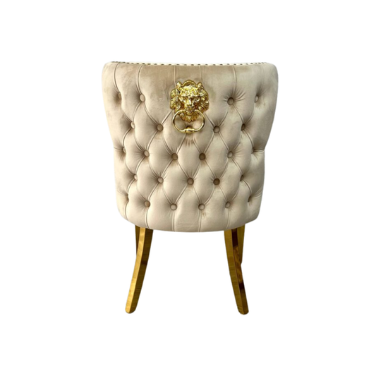 Customer Beauty Salon Chair Valentino Lion Velvet