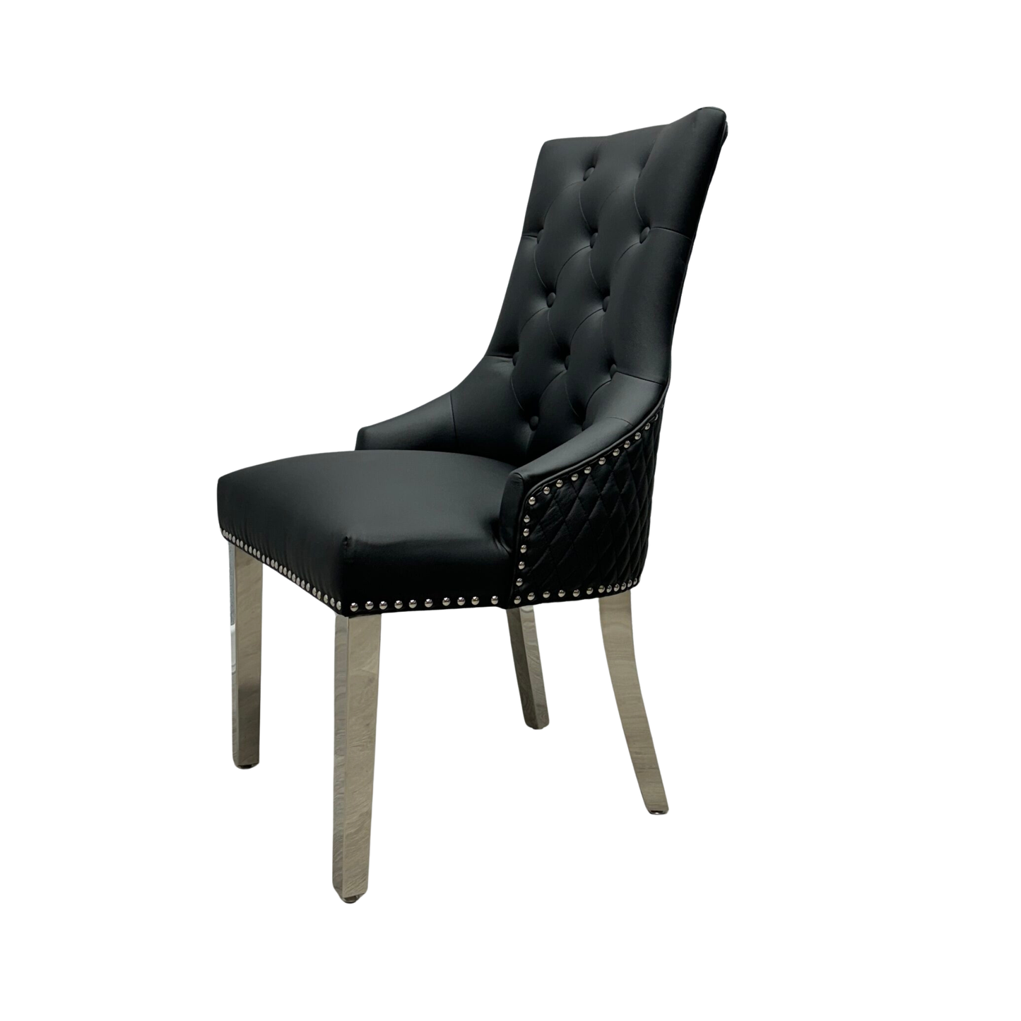 Majestic Lion Knocker Chair - PU Faux Leather