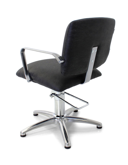 Atlas Hydraulic Salon Chair Black