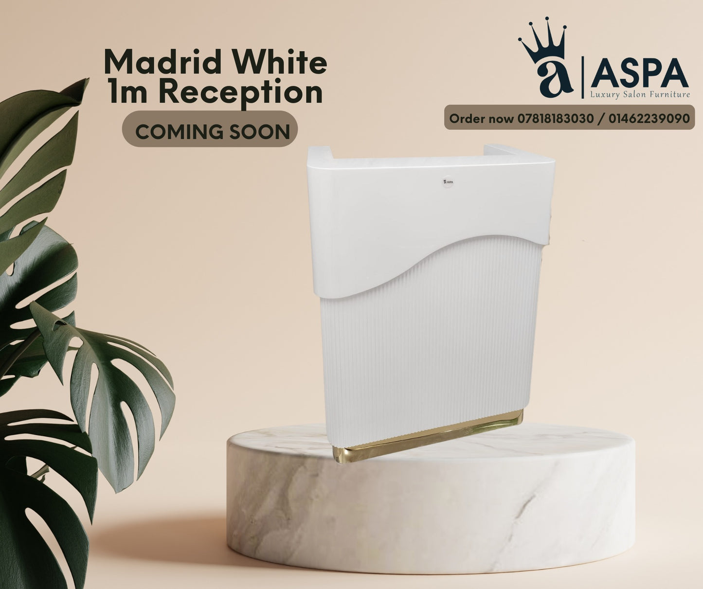 Reception Table Madrid 80cm / 1m / 1.2m