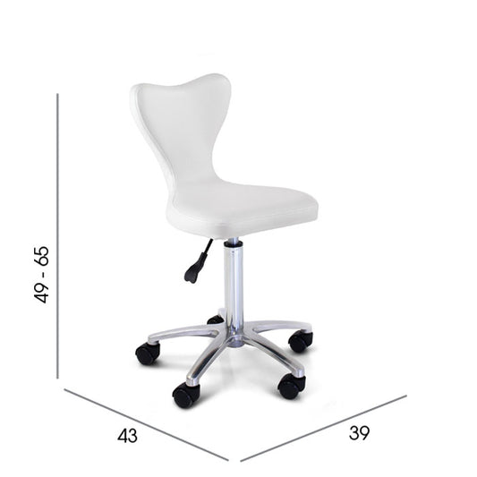Clover Beauty Stool White
