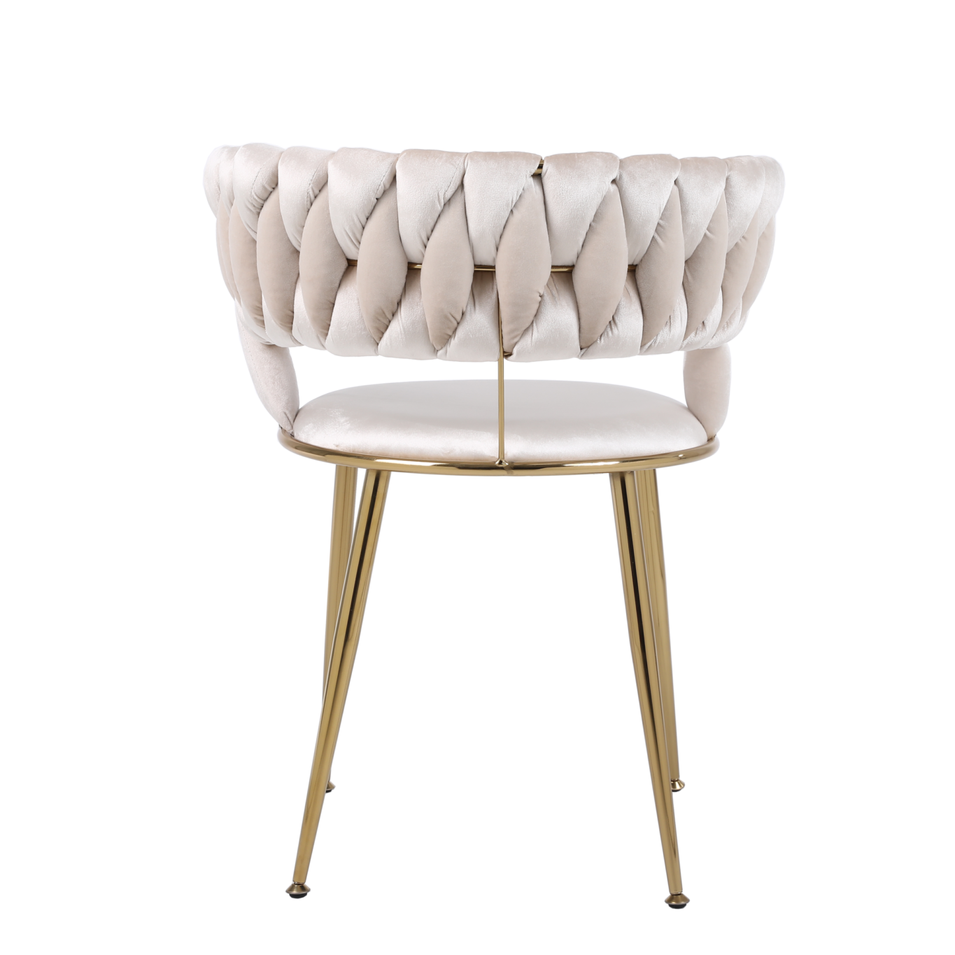 Camellia Cream & Gold Waiting/ Dining Chair