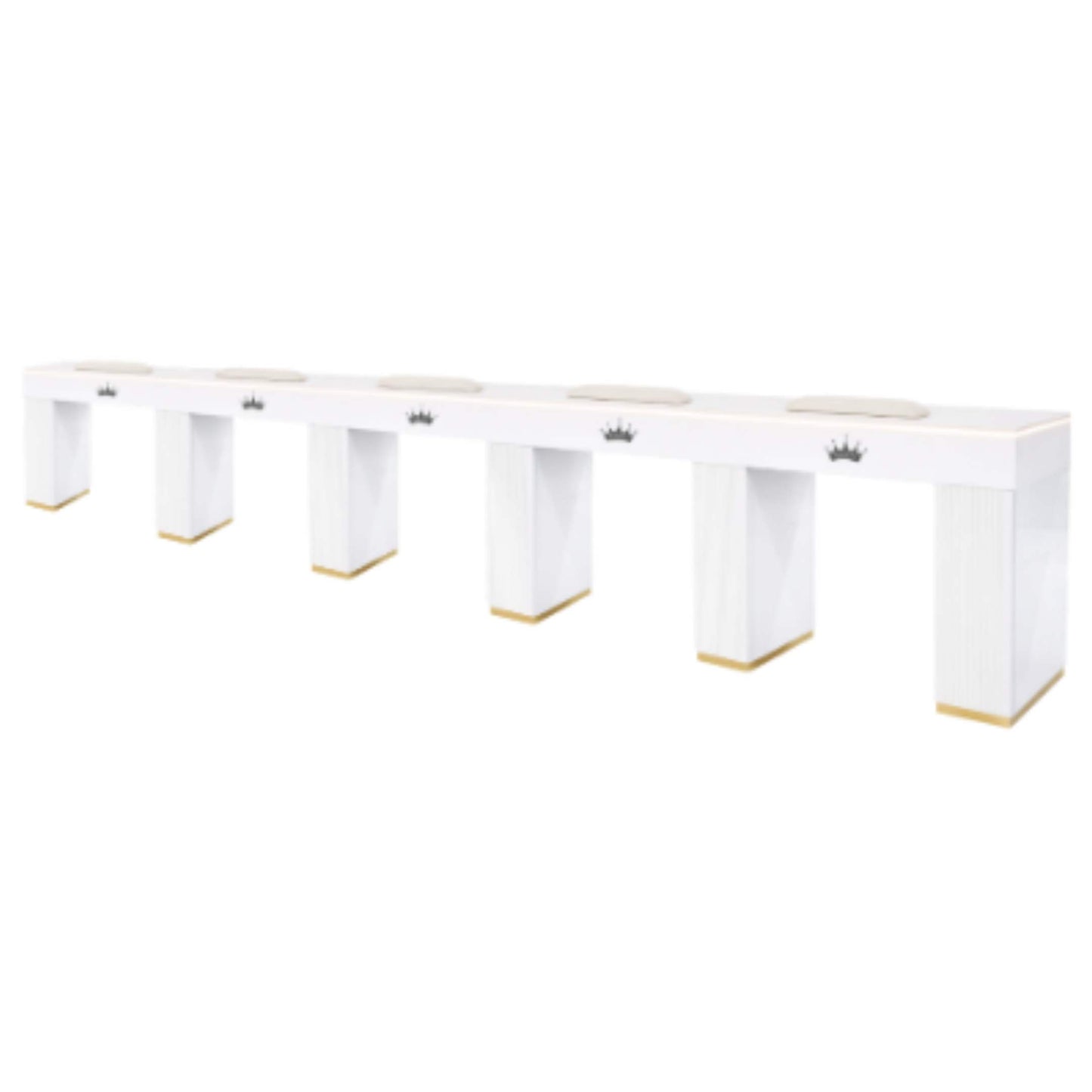 Queen Elegant Nail Table Marble Top