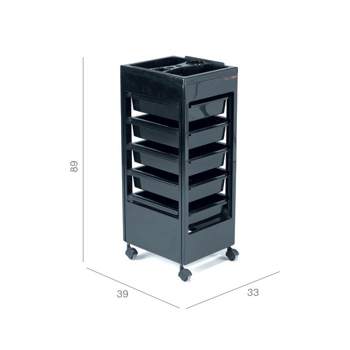 Studio Salon Trolley Black