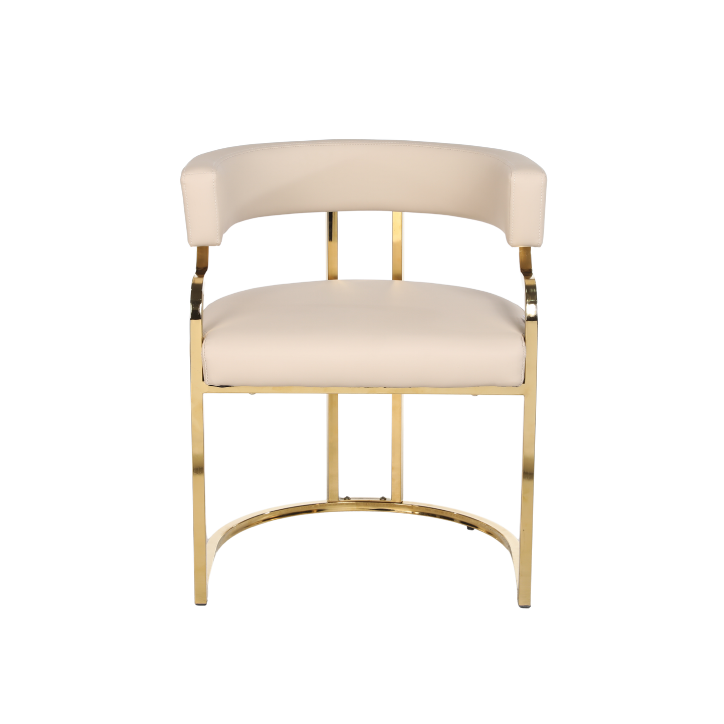 Bella Customer Chair Gold Frame Leg