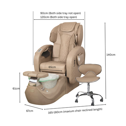 STELLA FULL-BODY MASSAGE PEDICURE CHAIR FOR NAIL SALON