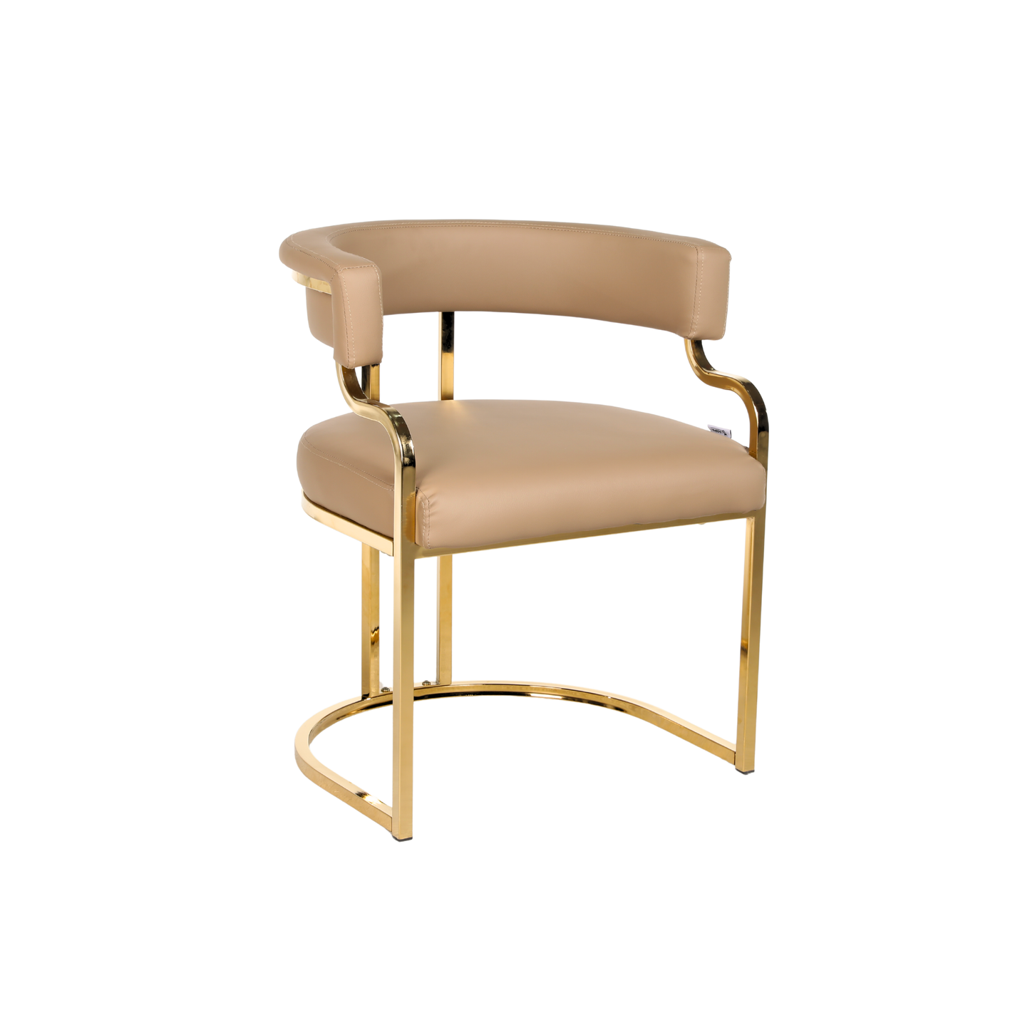 Bella Customer Chair Gold Frame Leg