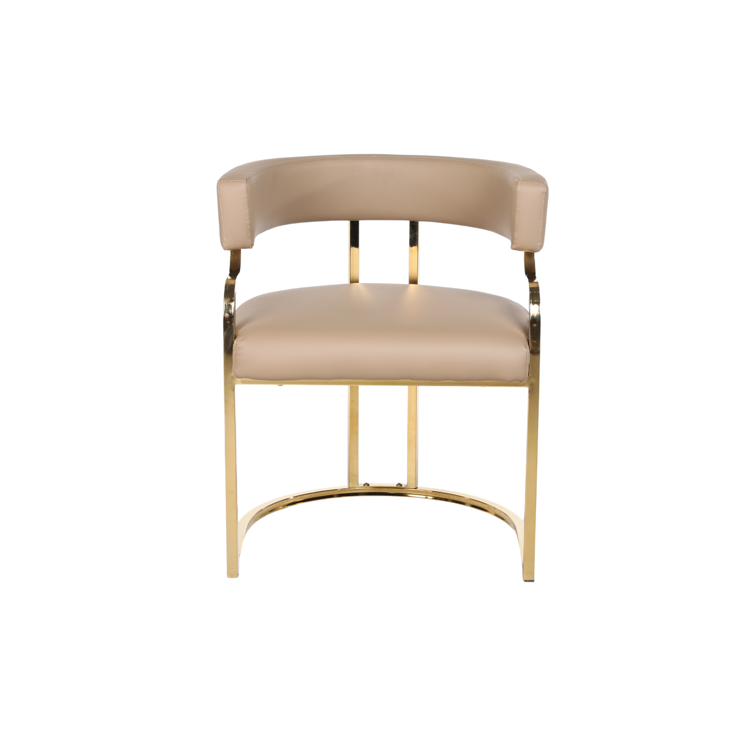 Bella Customer Chair Gold Frame Leg