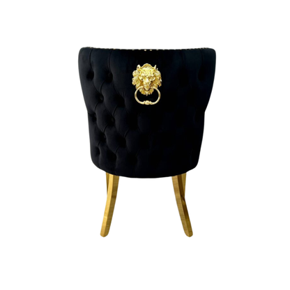 Customer Beauty Salon Chair Valentino Lion Velvet