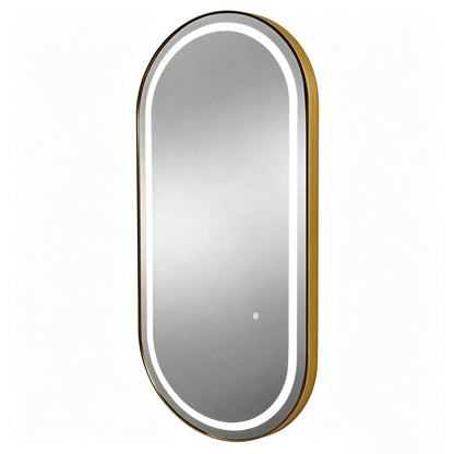 Oval Ivy Beauty Salon Hairdressing LED light Mirror  170 cm x 70 cm