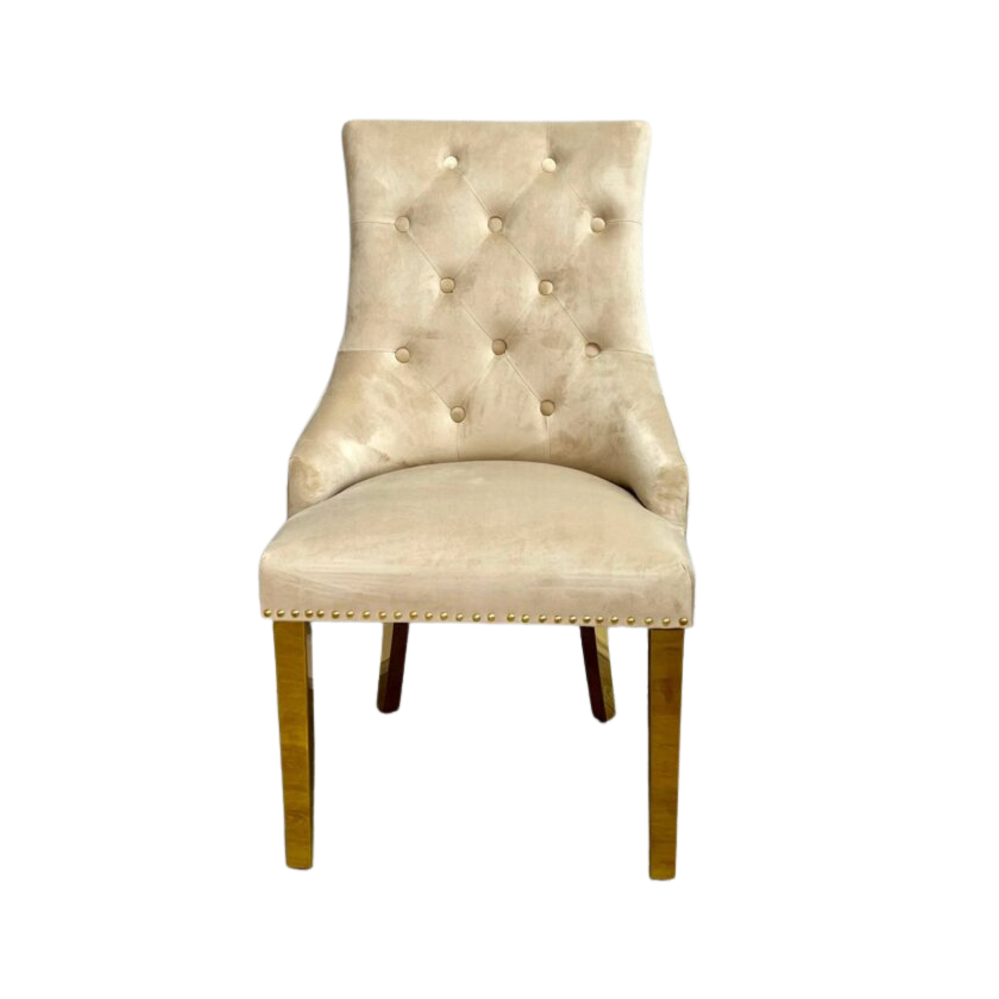 Majestic Lion Knocker Chair - Gold Range