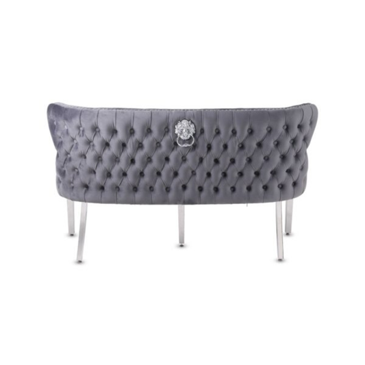 Waiting Chair Diamond Velvet Bench for Beauty Nail Spa Salon