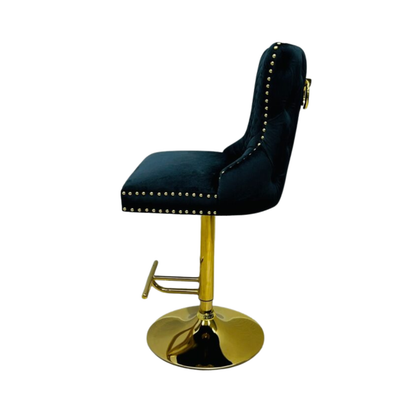 Salon Chair Victoria Breakfast Stools Gold With Ring Knocker