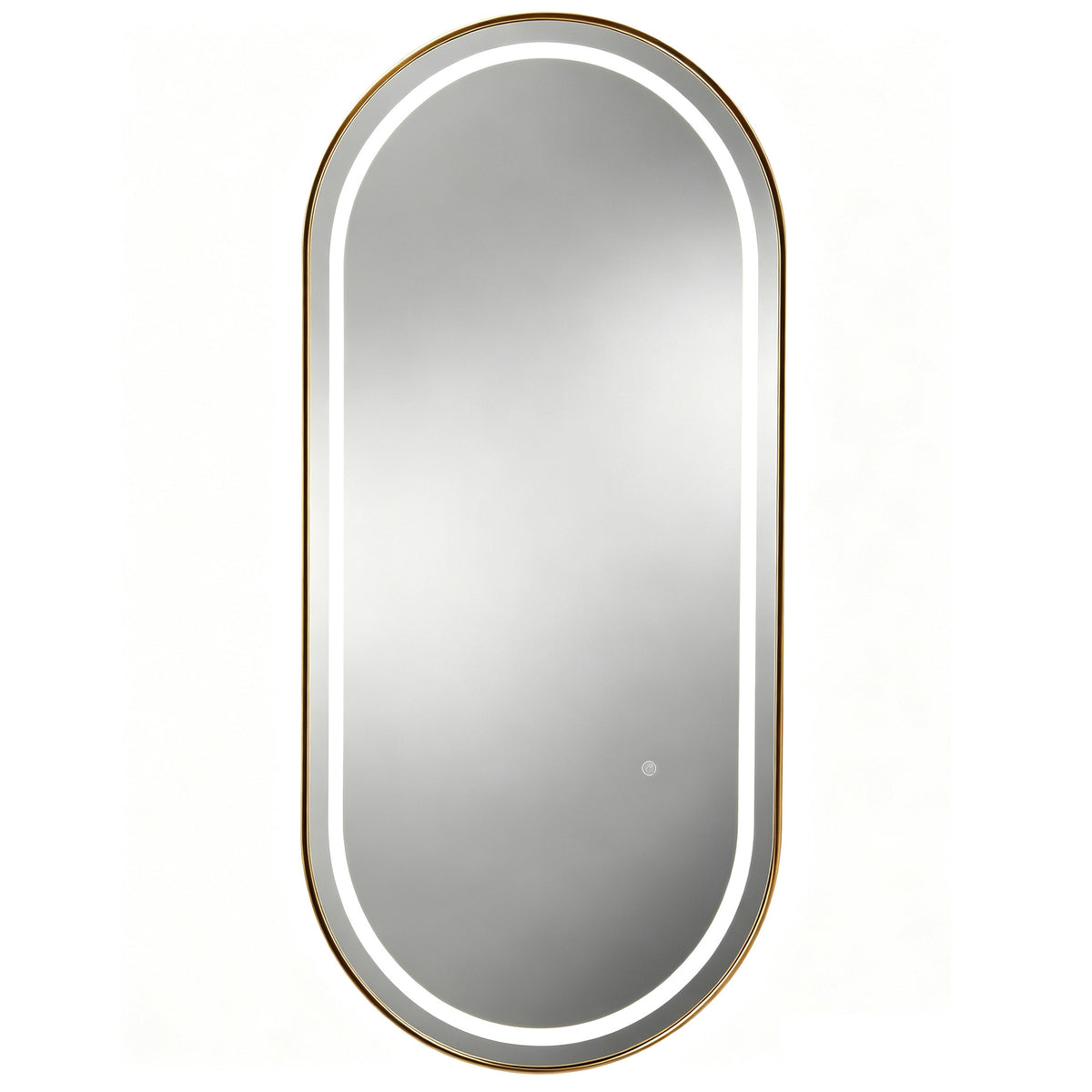 Oval Ivy Beauty Salon Hairdressing LED light Mirror  170 cm x 70 cm