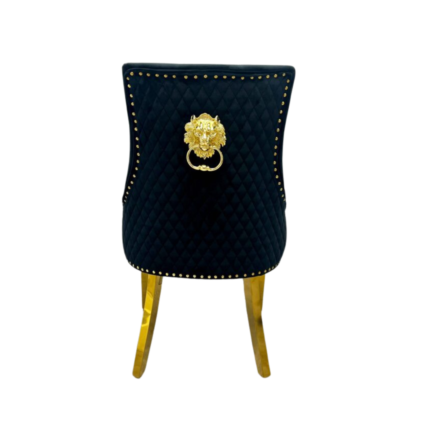 Majestic Lion Knocker Chair - Gold Range