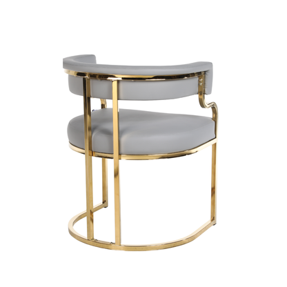 Bella Customer Chair Gold Frame Leg