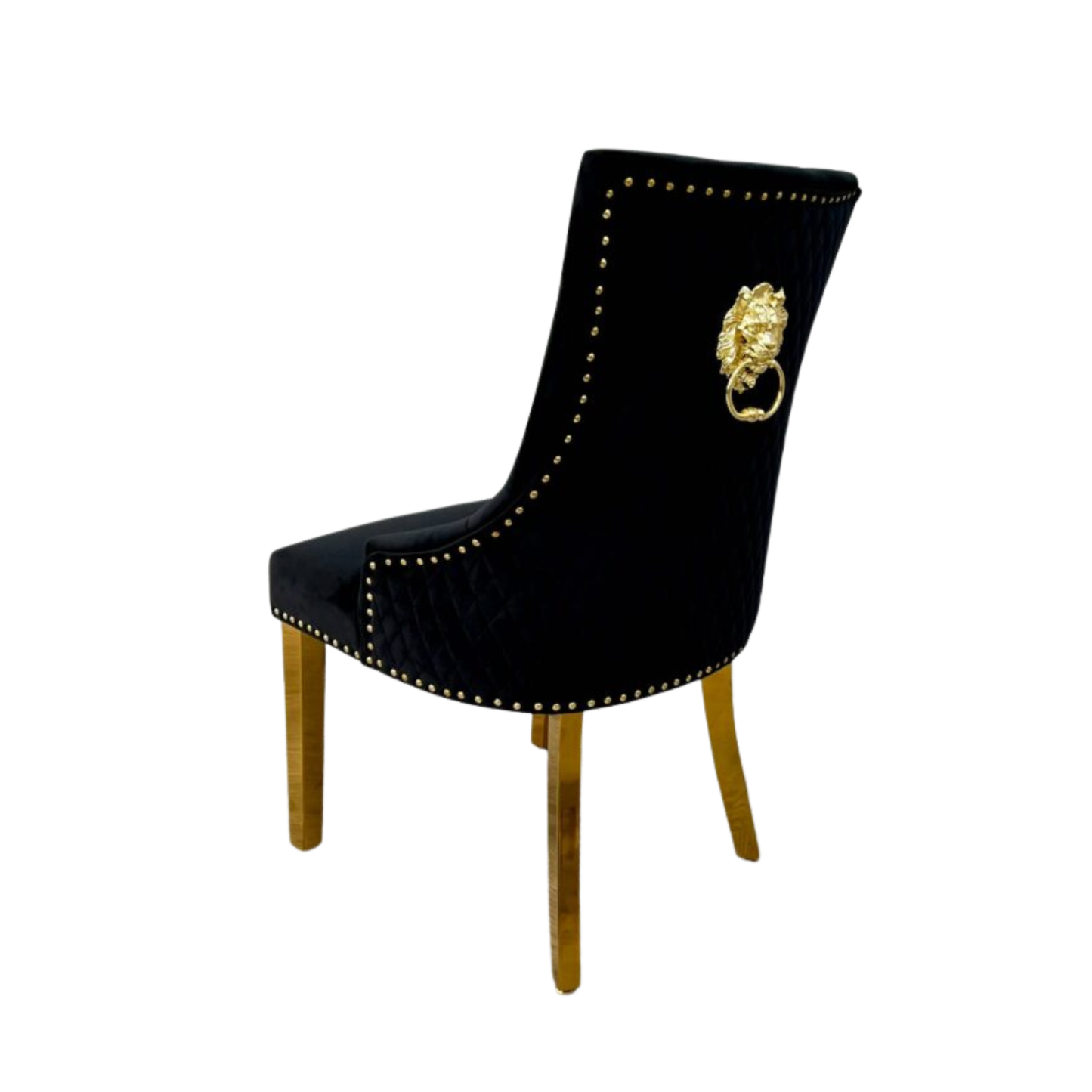 Majestic Lion Knocker Chair - Gold Range