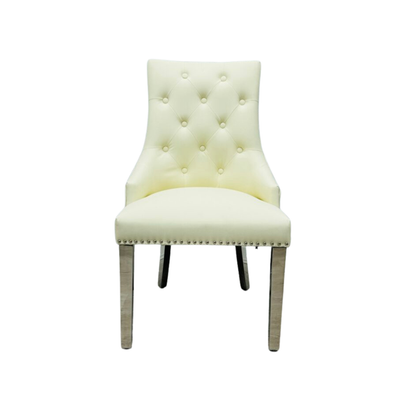 Majestic Lion Knocker Chair - PU Faux Leather