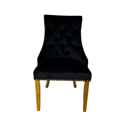 Majestic Lion Knocker Chair - Gold Range