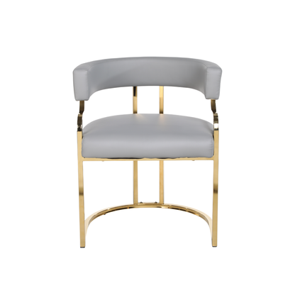 Bella Customer Chair Gold Frame Leg