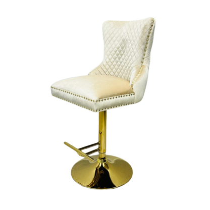 Salon Chair Victoria Breakfast Stools Gold With Ring Knocker