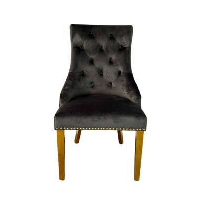 Majestic Lion Knocker Chair - Gold Range