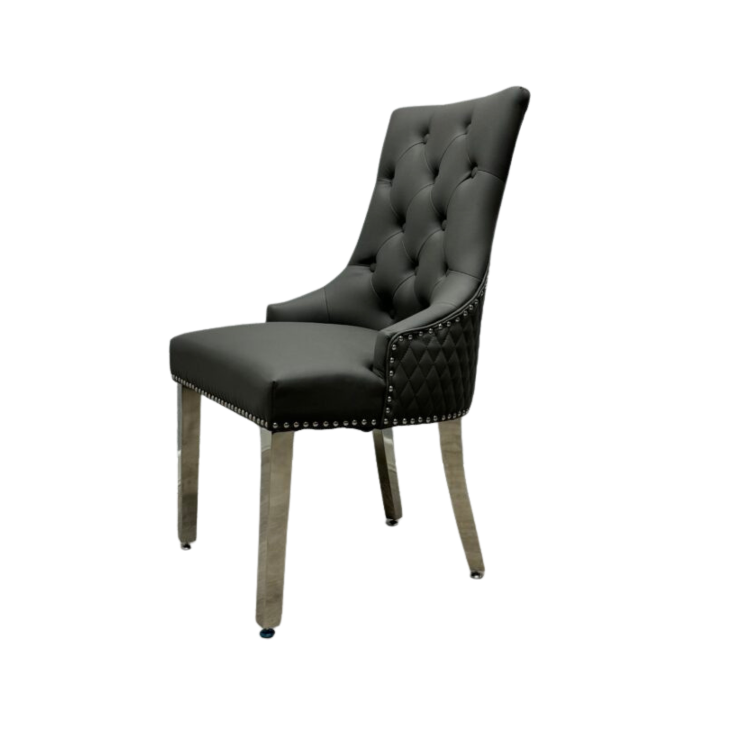 Majestic Lion Knocker Chair - PU Faux Leather