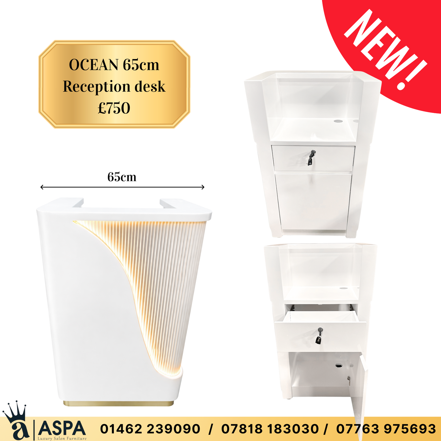 Ocean Salon Reception Desk