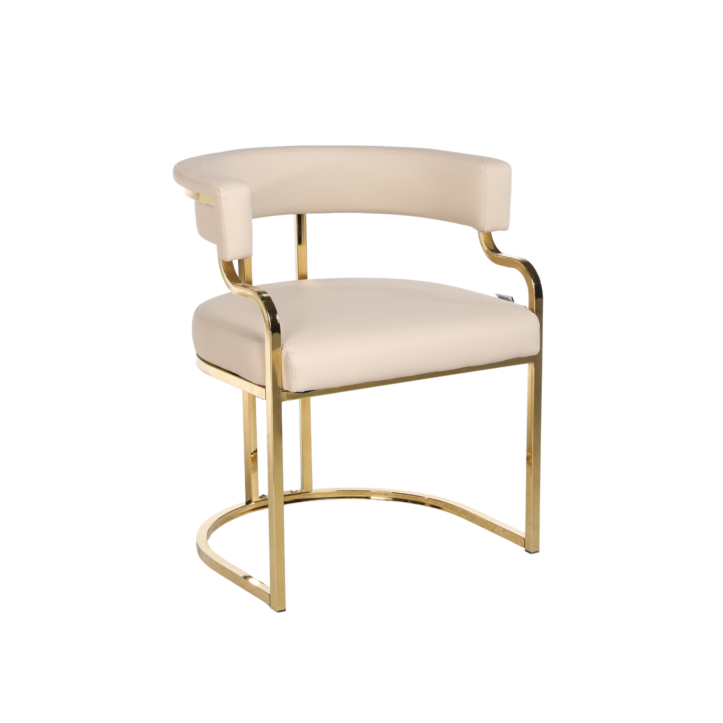 Bella Customer Chair Gold Frame Leg