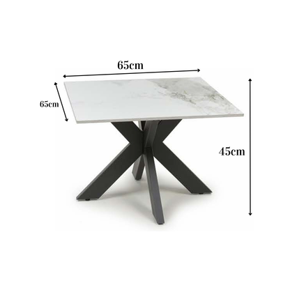 Tokyo Coffee Waiting Reception Table White End