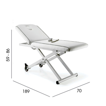 Excel Standard Coach - White with Grey Piping