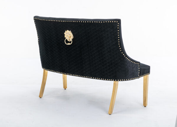 Customer Waiting Majestic Luxury High Back Bench Gold Range