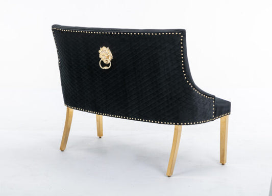 Customer Waiting Majestic Luxury High Back Bench Gold Range