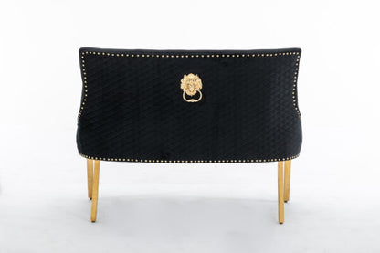Customer Waiting Majestic Luxury High Back Bench Gold Range