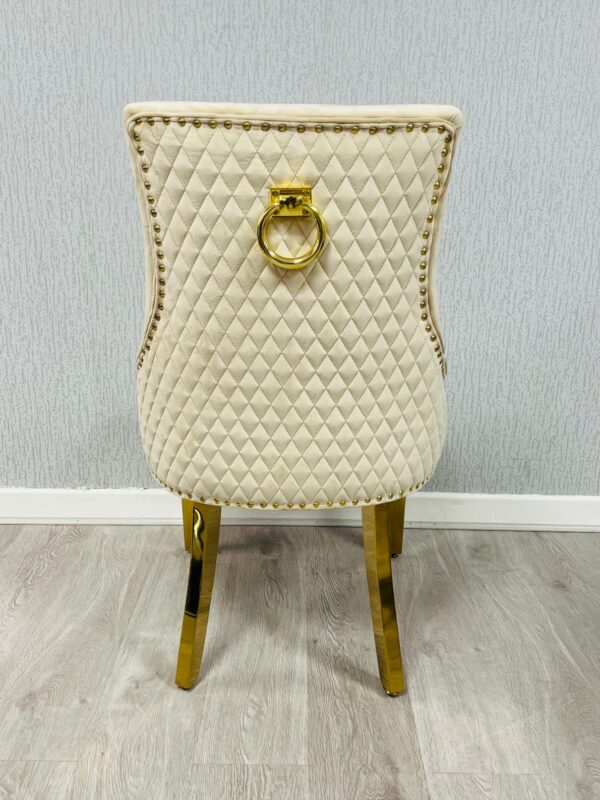 Majestic Ring Knocker Chair - Gold Range