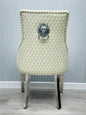 Majestic Lion Knocker Chair - PU Faux Leather
