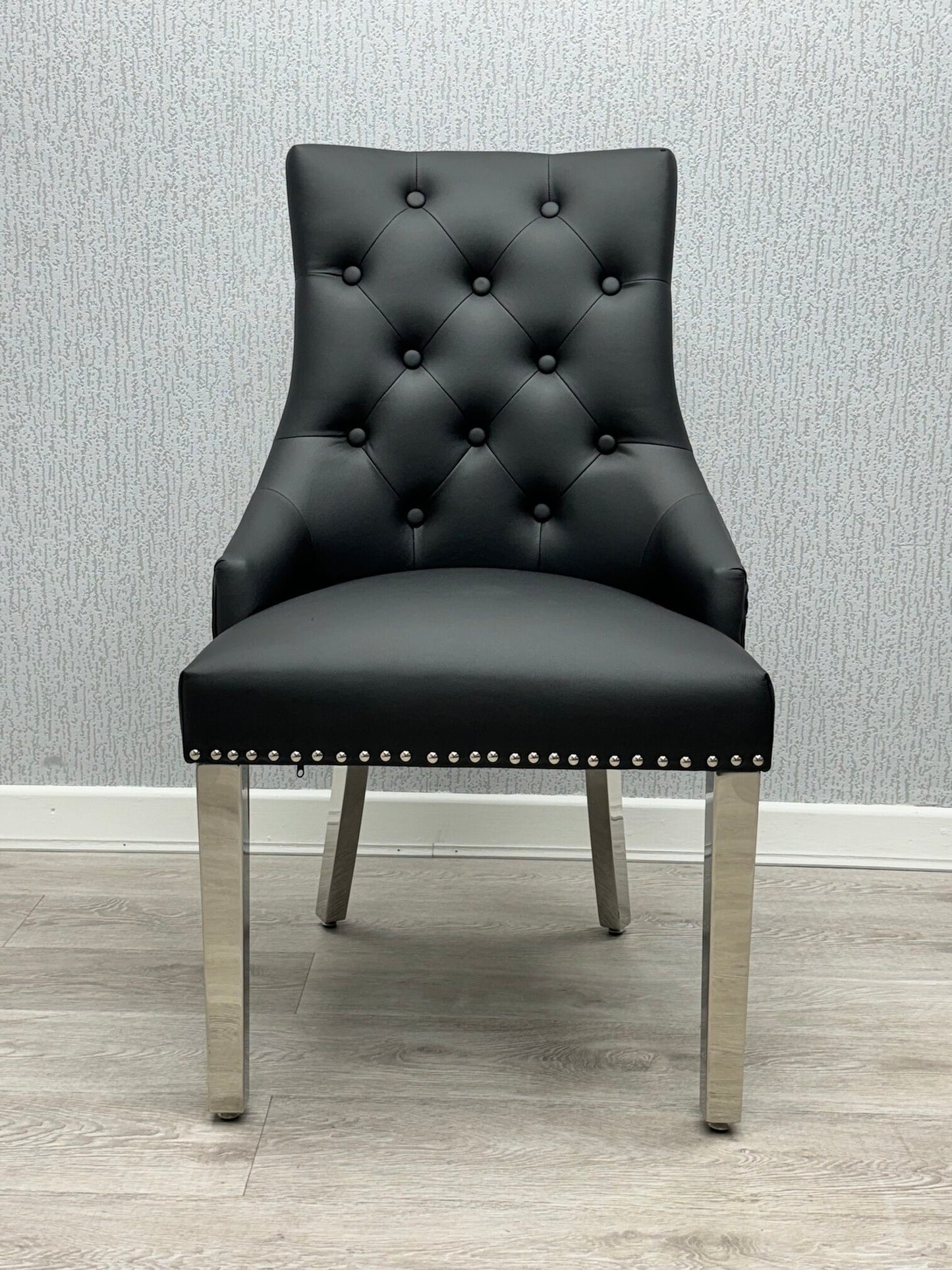Majestic Lion Knocker Chair - PU Faux Leather