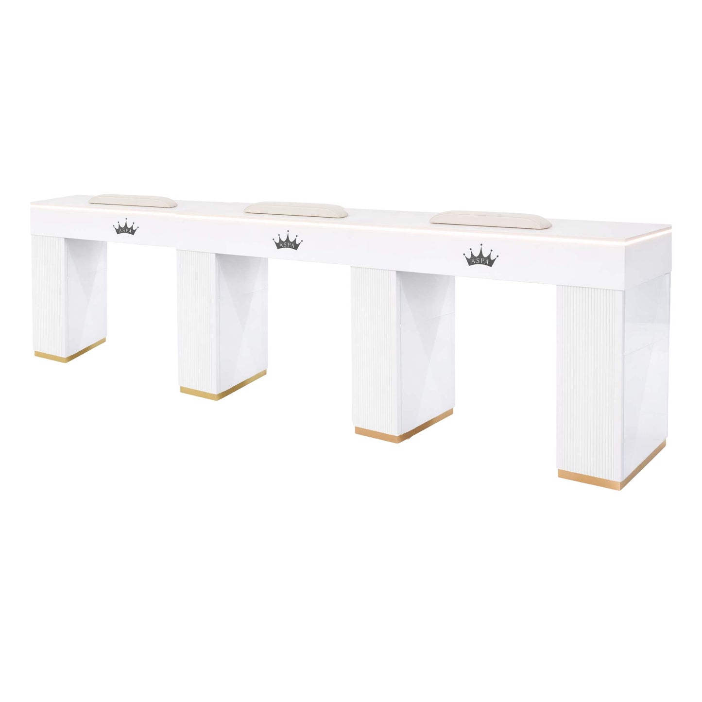 Queen Elegant Nail Table Marble Top