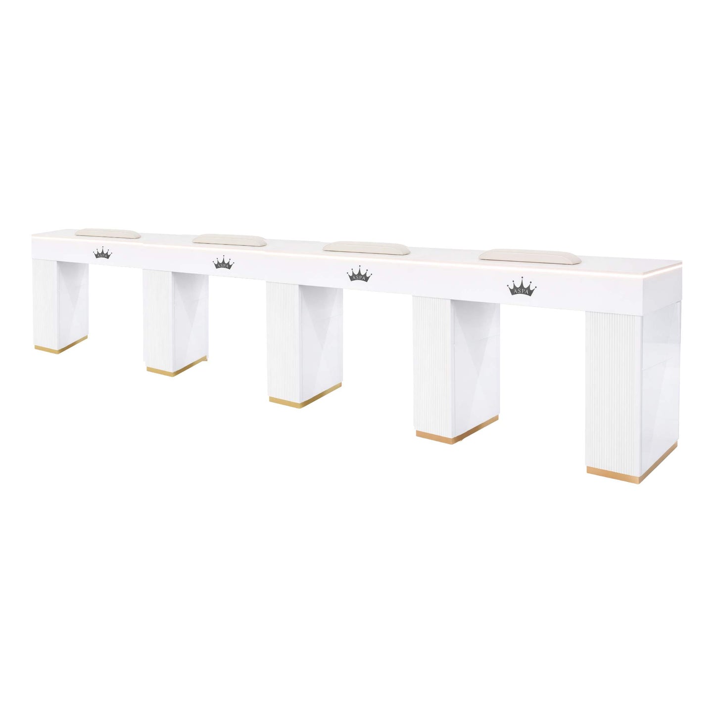 Queen Elegant Nail Table Marble Top
