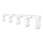 Queen Elegant Nail Table Marble Top