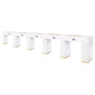 Queen Elegant Nail Table Marble Top
