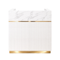 Lisbon Marble Reception Desk 1 metre SL10