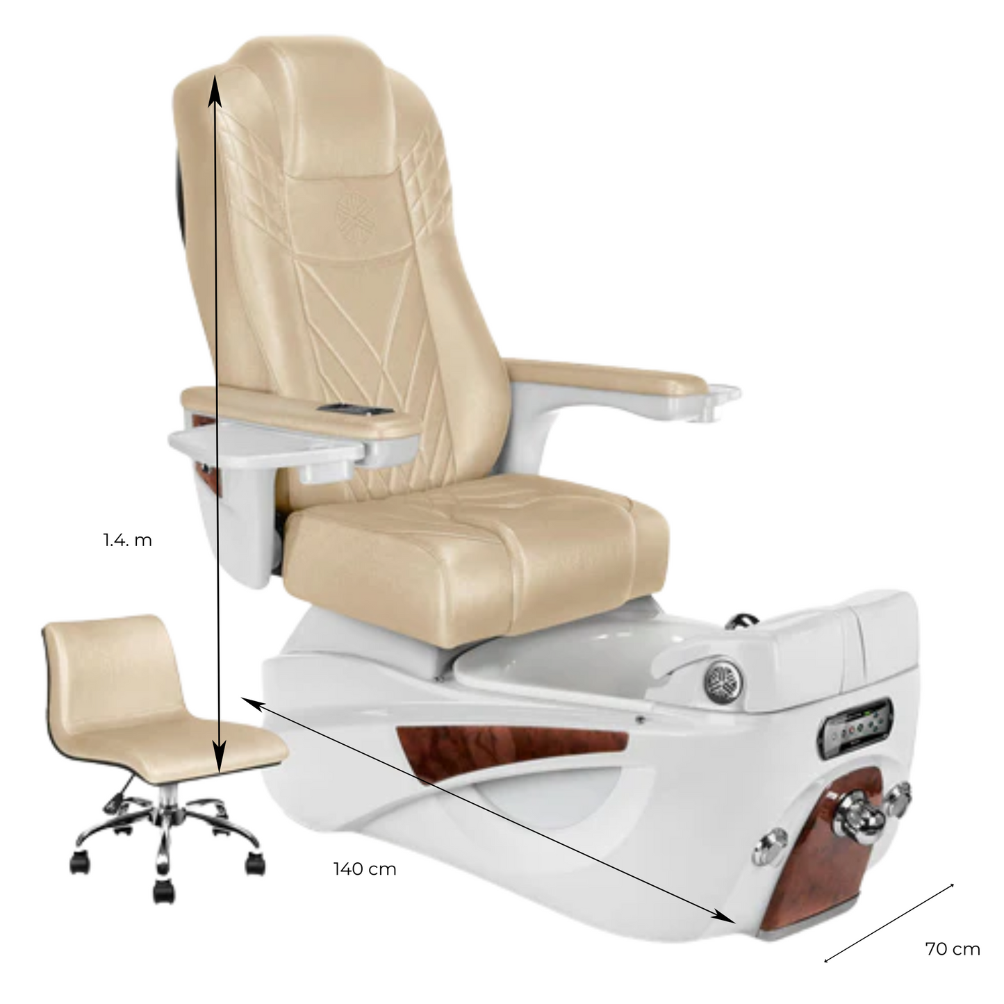 Ghế làm Pedicure Lexor Luminous Set ( Kèm Ghế Thợ) 
