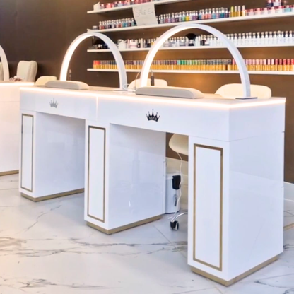 Bàn Nail ASPA Queen với ngăn kéo ở chân