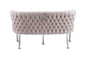 Waiting Chair Valentino Velvet Bench