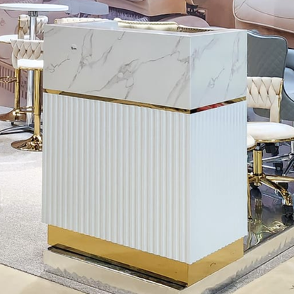 Lisbon Marble Reception Desk 1 metre SL10