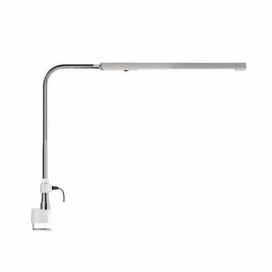 Flexible neck lamp on a white background